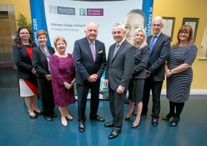 Pictured at the launch L-R: Ms Deborah O’Hanlon , Ms Geraldine Patten, Ms Kate O’Connell, Dr Phillip J. Smyth, Mr Conor Kenny, Ms Grace Gallagher, Mr Adrian Sylver, Ms Tracy Hegarty