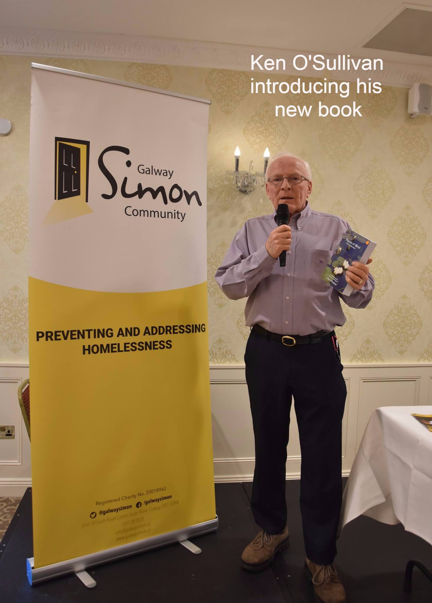 Ken O’Sullivan (1964), launches his book, 'Pieces of Mind: The Collection'